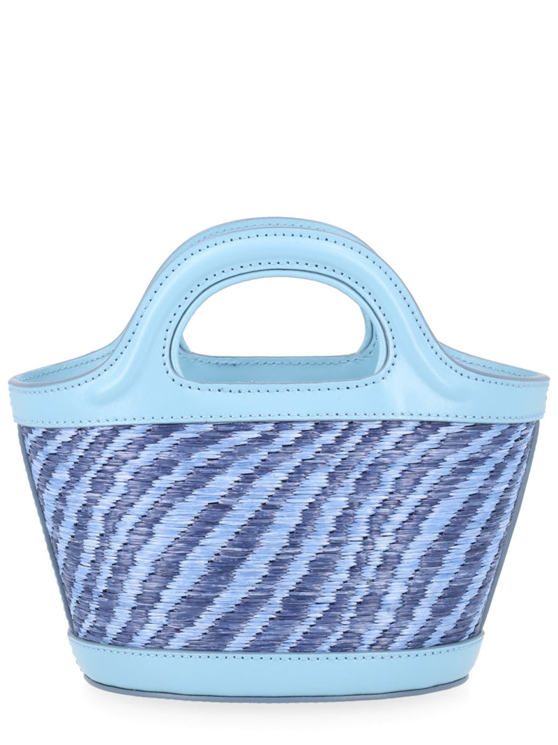 Marni Tropicalia Shoulder Bag — Blue Polyamide