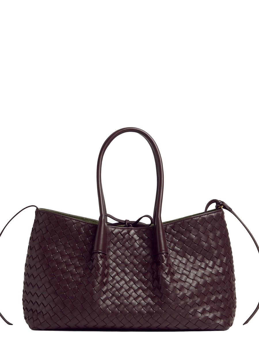 Bottega Veneta Picture Gallery Shoulder Bag — Multicolor Calf Leather