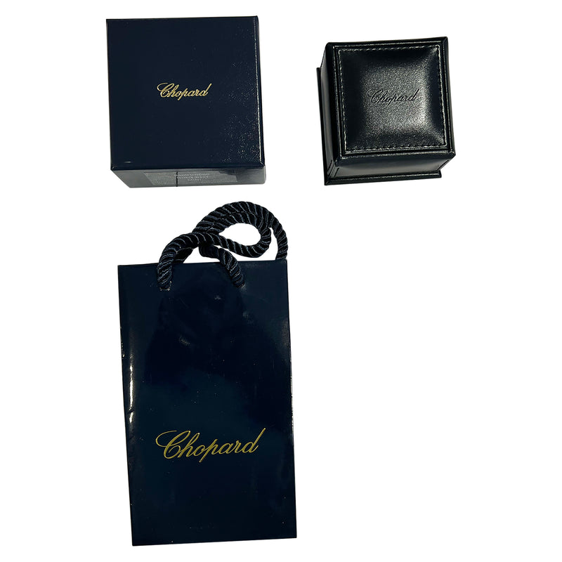 Chopard Happy Diamond Heart Ring 18k White Gold 0.86 Ctw Fashion