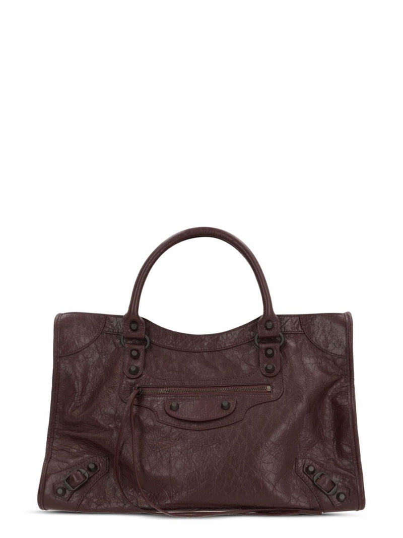 Balenciaga Shoulder Bag — Red Lambskin