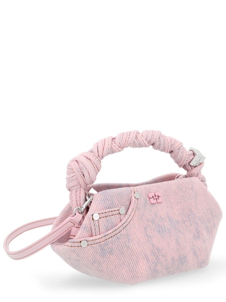 Ganni Bou Mini Bag — Pink Organic Cotton