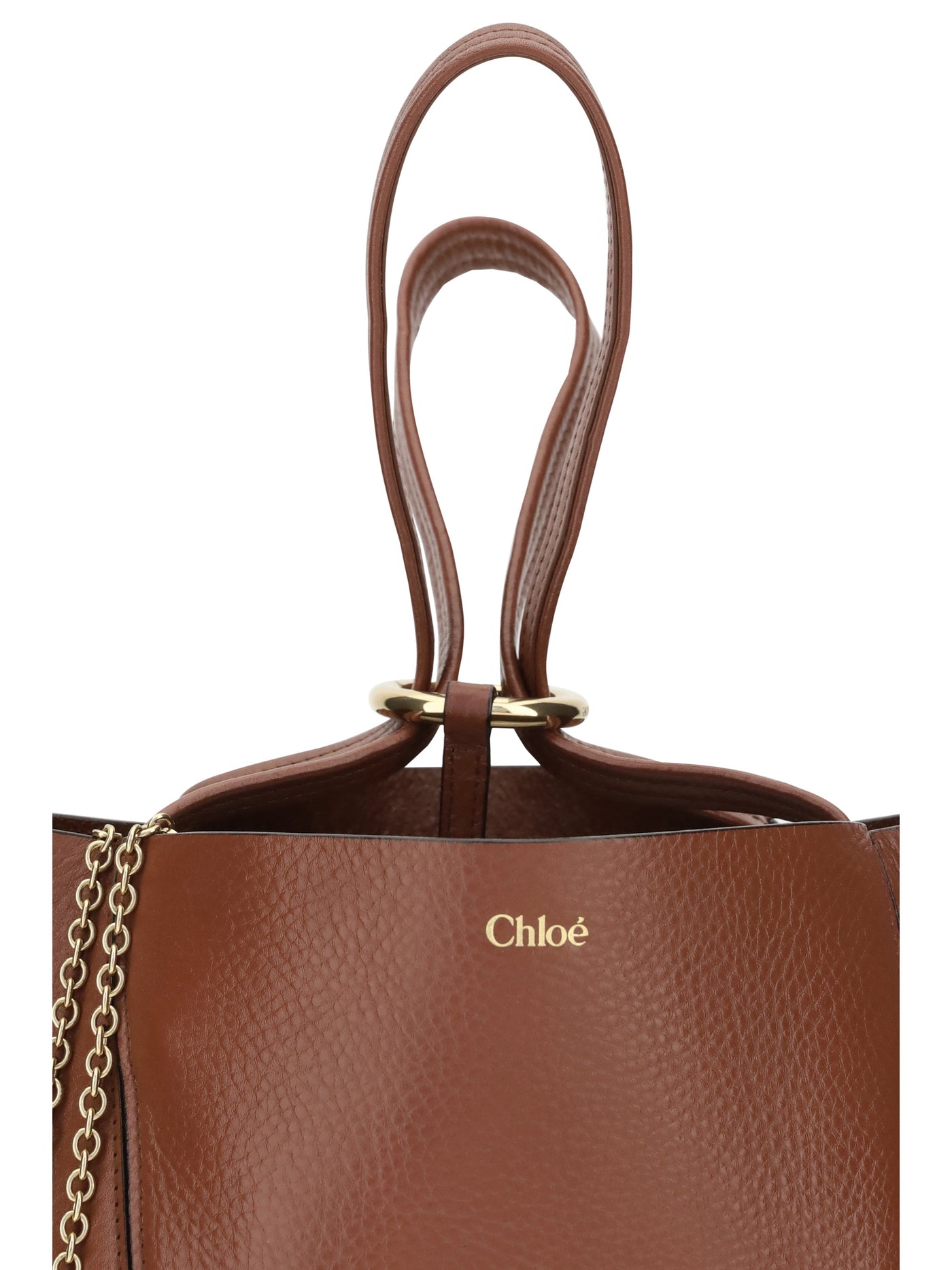 Chloé Shoulder Bag — Brown Calf Leather