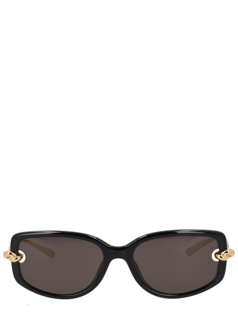 Bottega Veneta 861356_vbl801280 Sunglasses — Black Polyamide