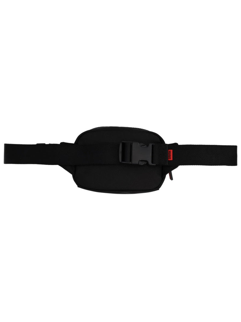 Hugo Logo-Print Recycled Polyester Belt Bag — Black
