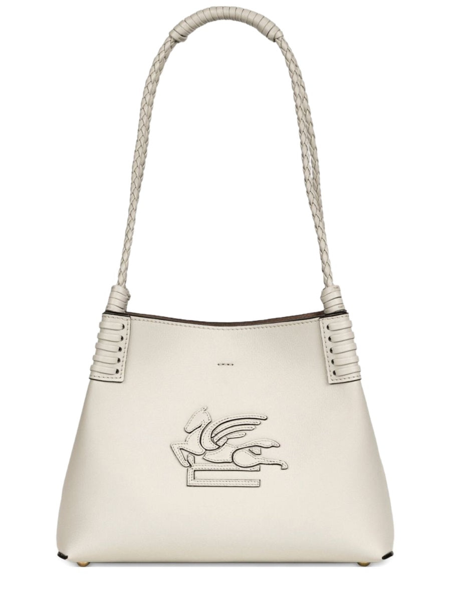 Etro Libra Shoulder Bag — White Leather