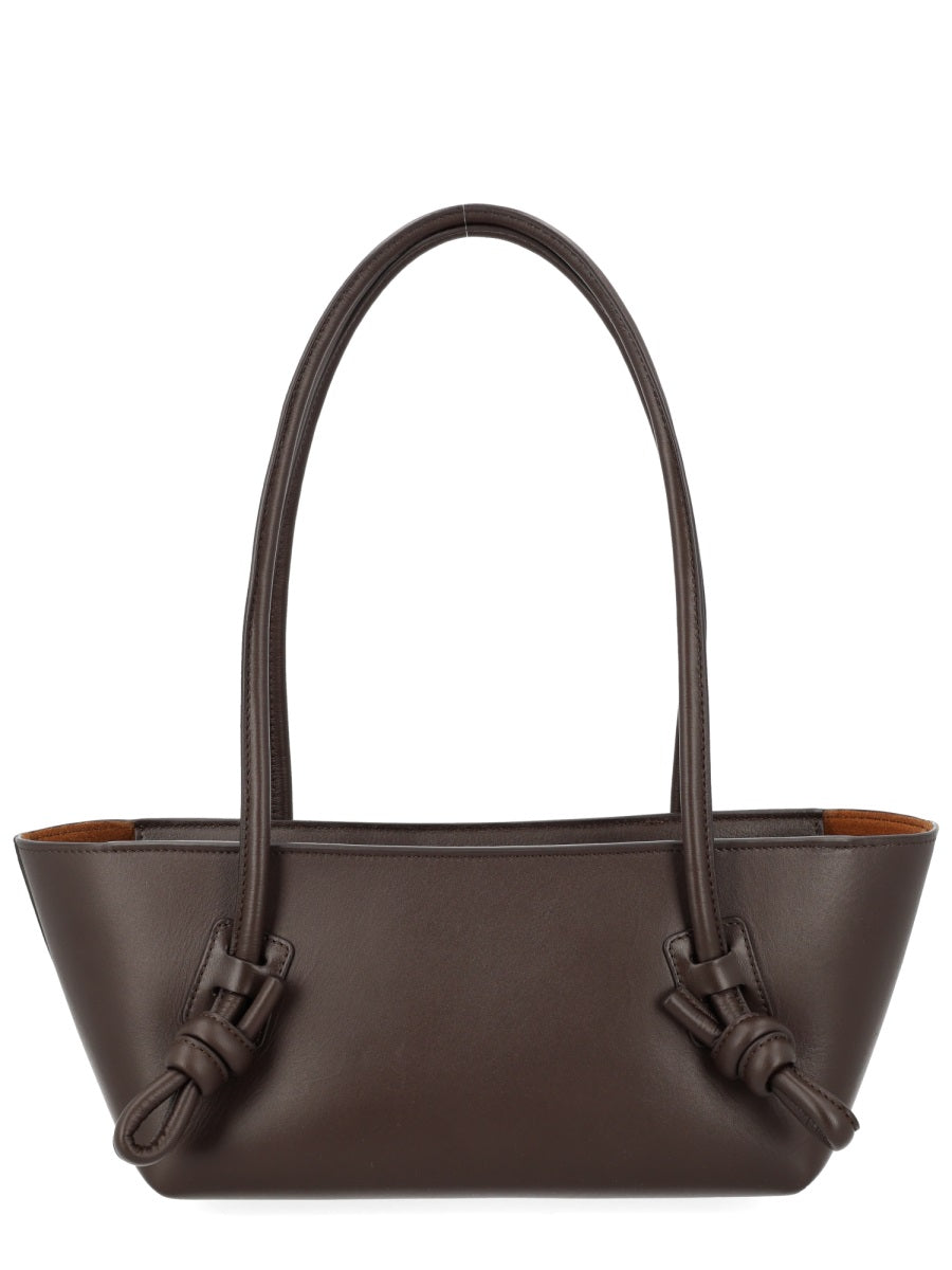Hereu Fleca Shoulder Bag — Brown Leather