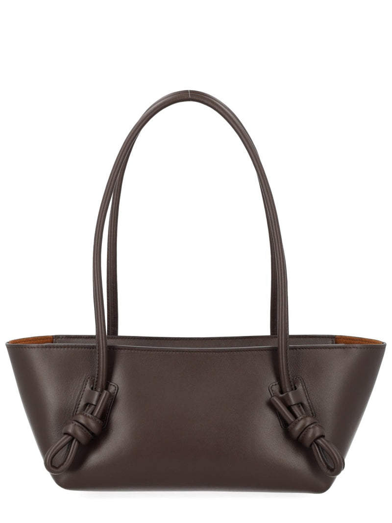 Hereu Fleca Shoulder Bag — Brown Leather