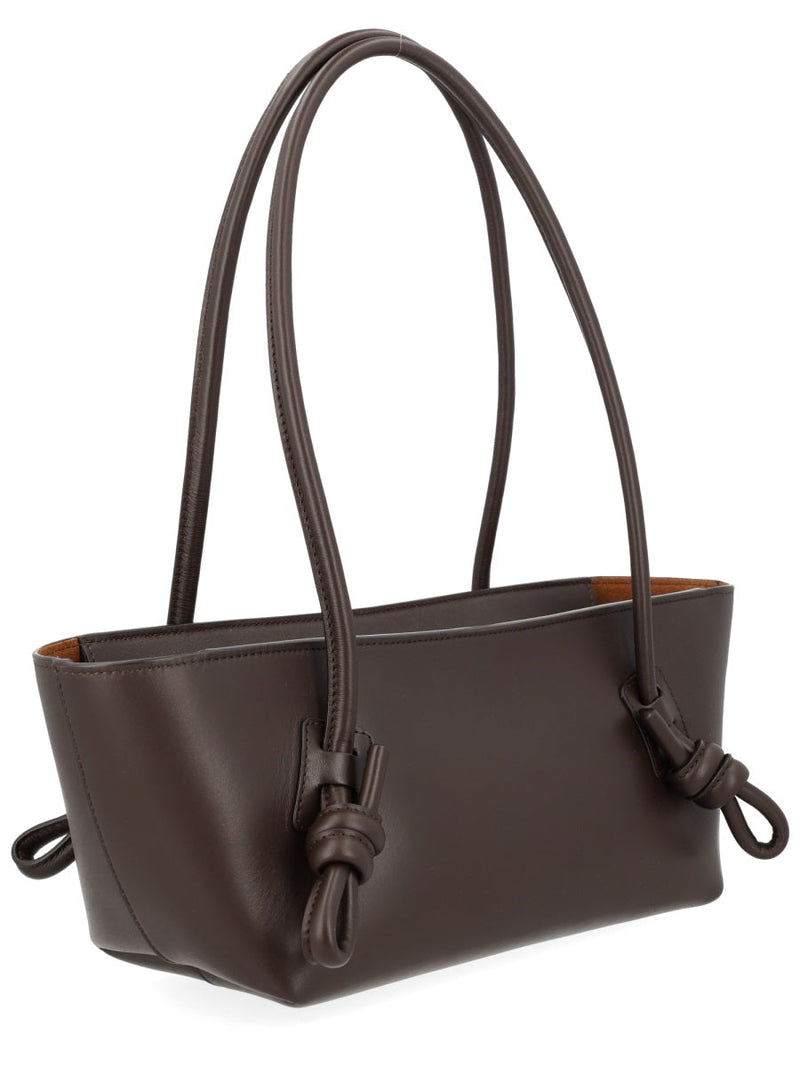 Hereu Fleca Shoulder Bag — Brown Leather
