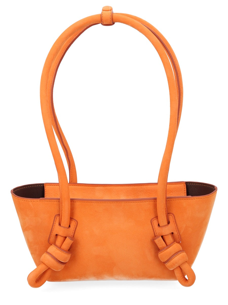 Hereu Fleca Shoulder Bag — Orange Leather