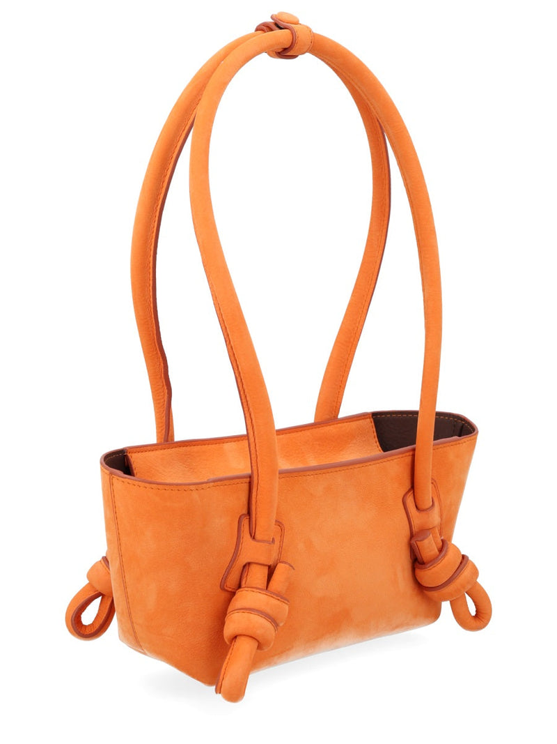 Hereu Fleca Shoulder Bag — Orange Leather