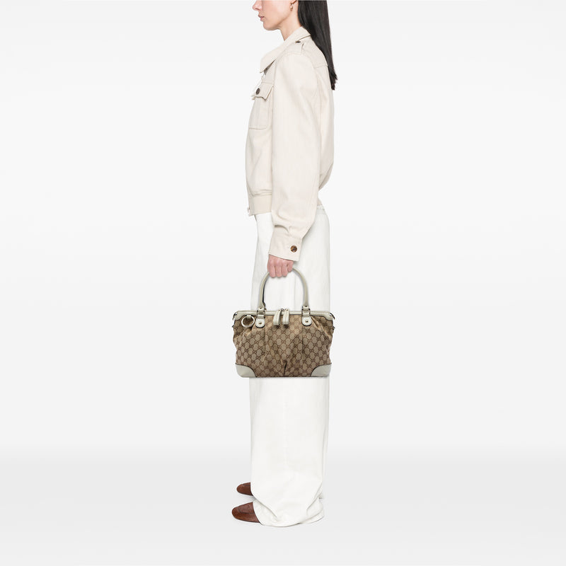 GG Canvas Sukey Satchel - Image 5