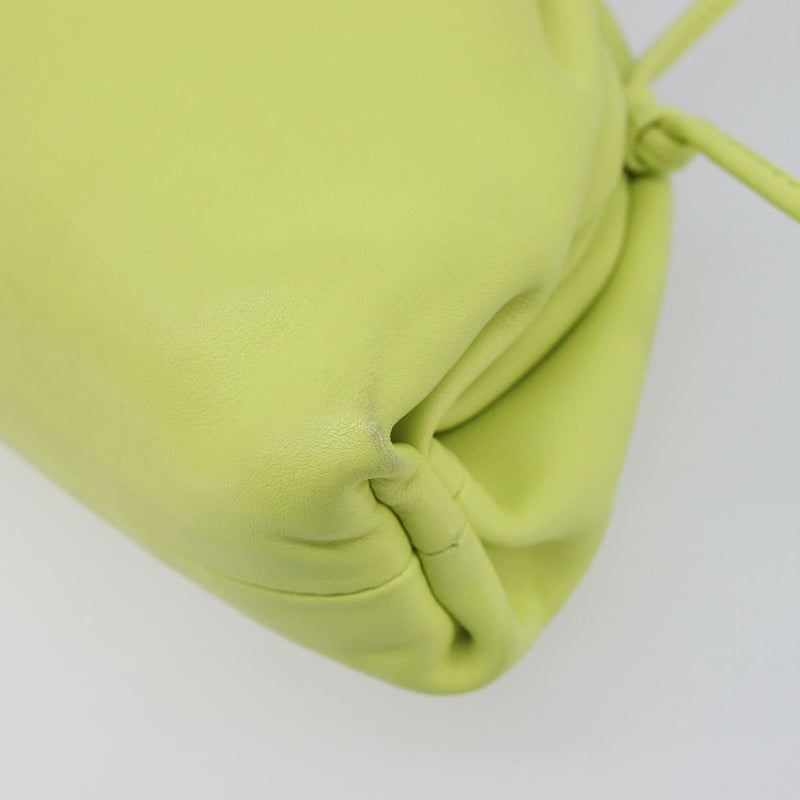 Bottega Veneta The Pouch Coin Purse Leather Green