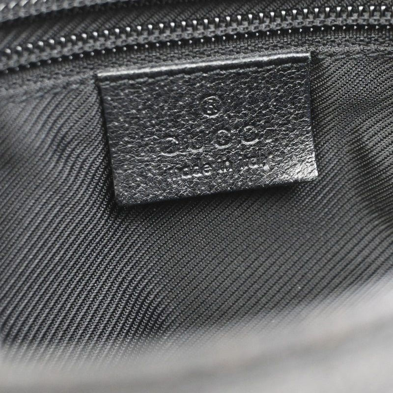Gucci Vintage Flat Gg Canvas Black Bag