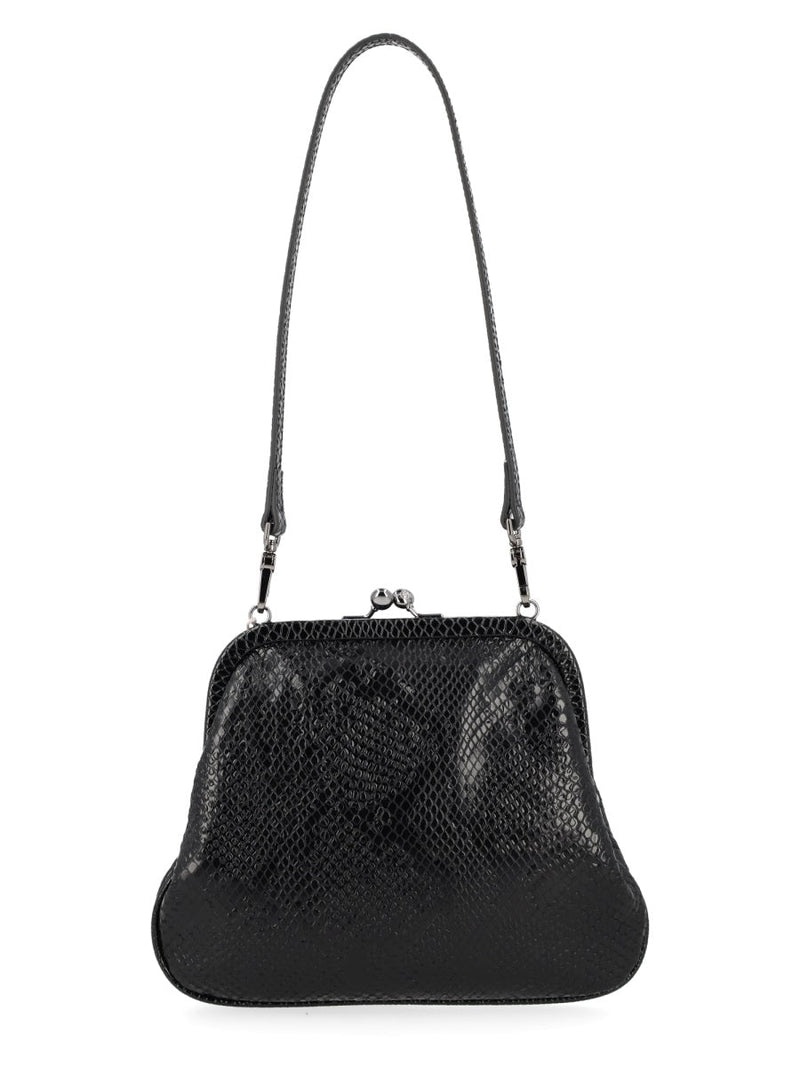 Vivienne Westwood Shoulder Bag — Black Calf Leather