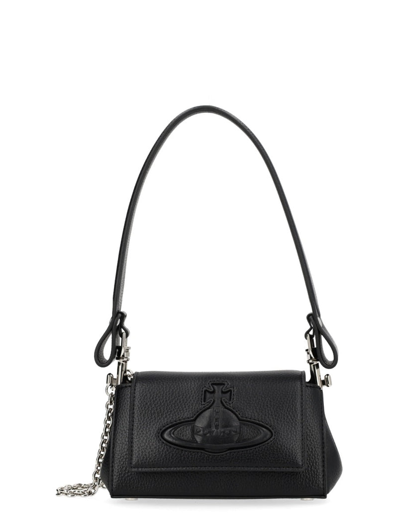 Vivienne Westwood Shoulder Bag — Black Polyurethane