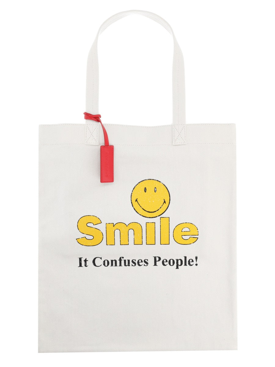 Dsquared2 Cotton Tote Bag — White