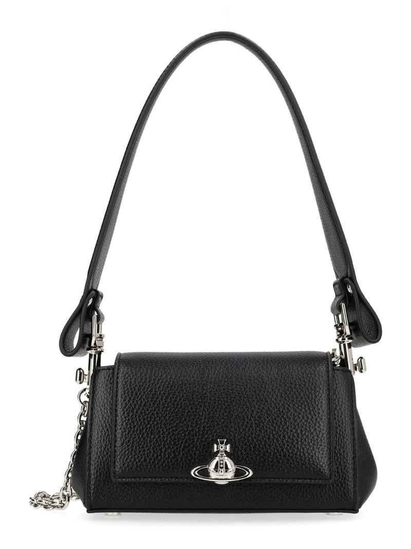 Vivienne Westwood Shoulder Bag — Black Polyurethane