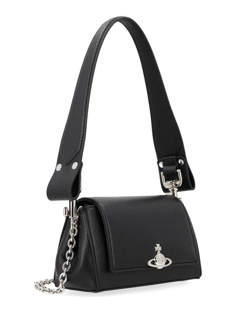Vivienne Westwood Shoulder Bag — Black Polyurethane