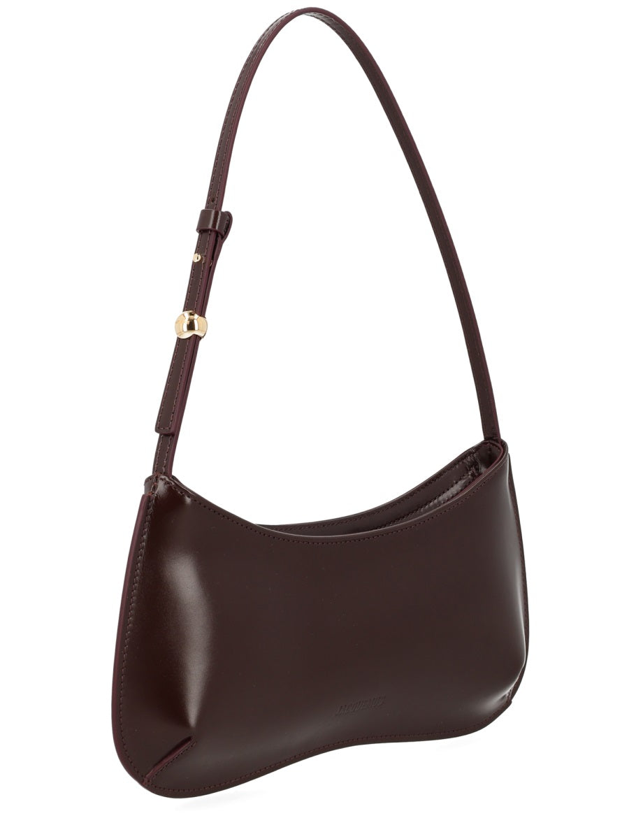 Jacquemus Shoulder Bag — Burgundy Cotton