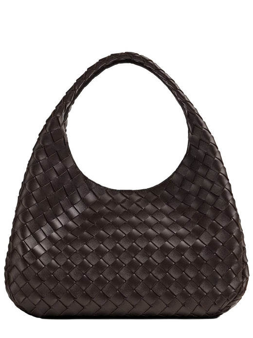 Bottega Veneta Shoulder Bag — Brown Leather
