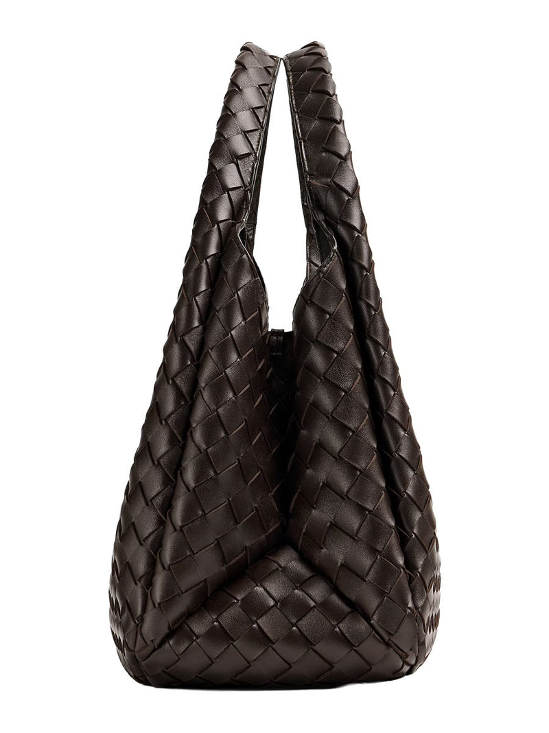 Bottega Veneta Shoulder Bag — Brown Leather