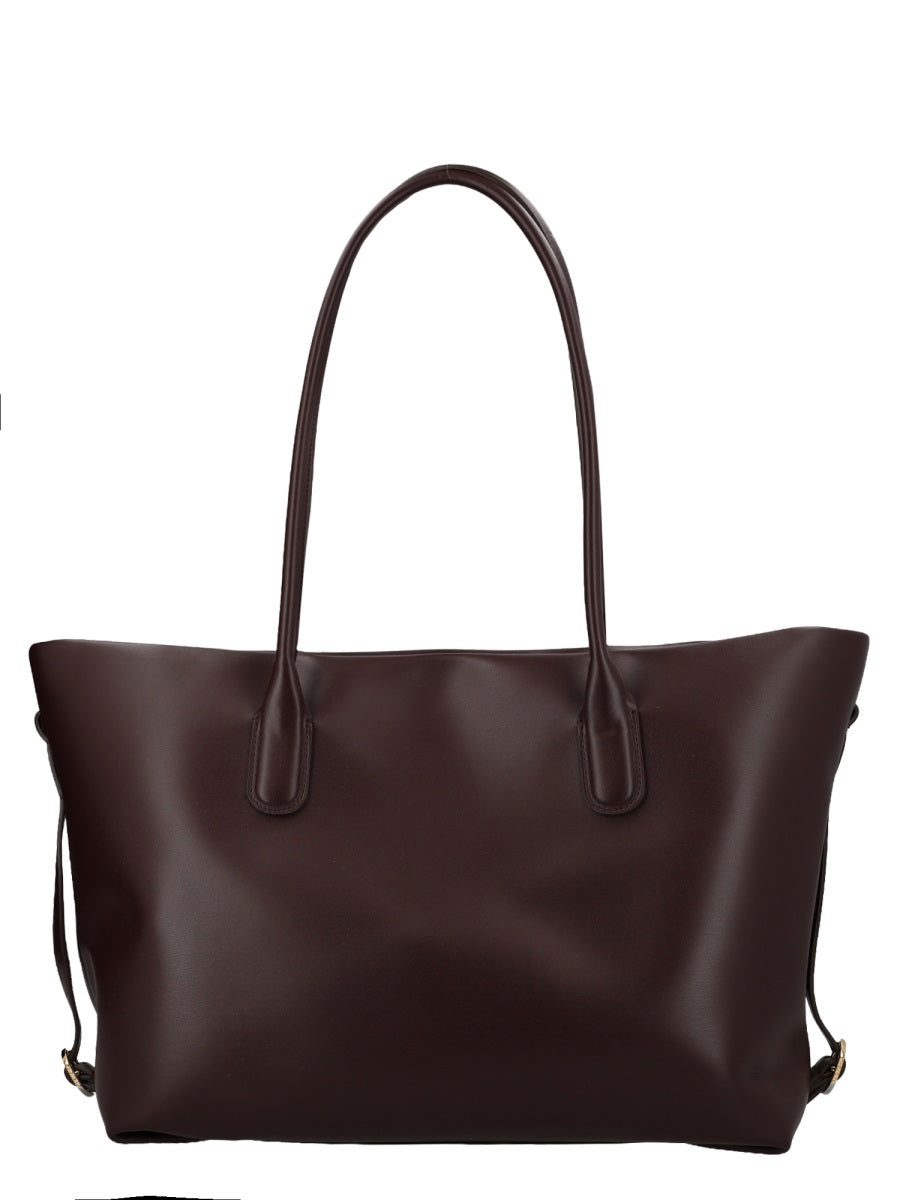 Themoirè Taila Shoulder Bag — Brown Recycled Polyester