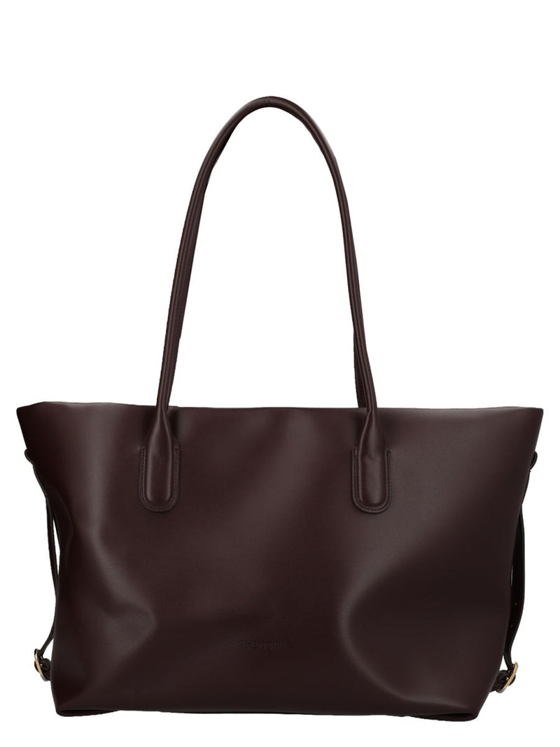 Themoirè Taila Shoulder Bag — Brown Recycled Polyester
