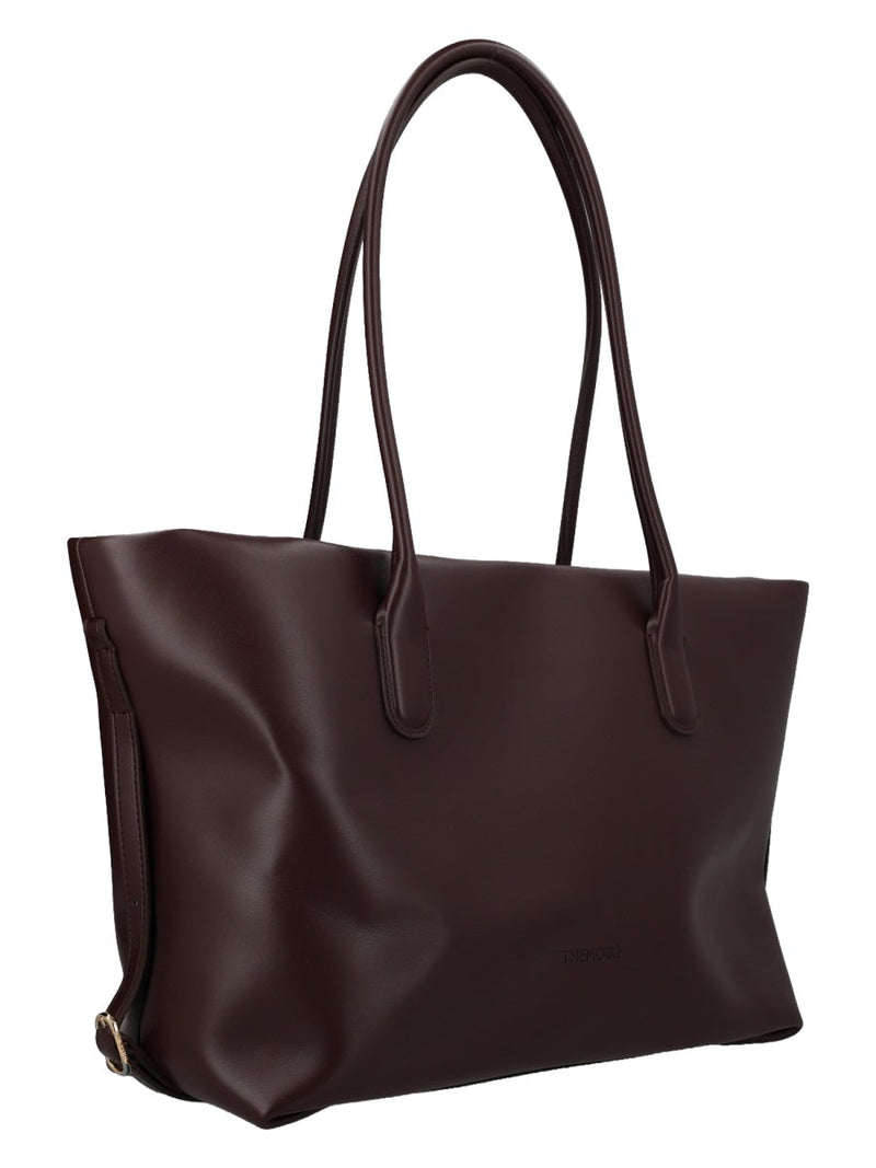 Themoirè Taila Shoulder Bag — Brown Recycled Polyester