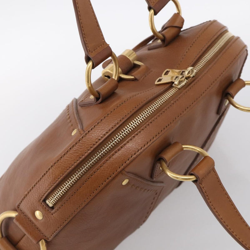 Saint Laurent Muse Leather Brown Bag