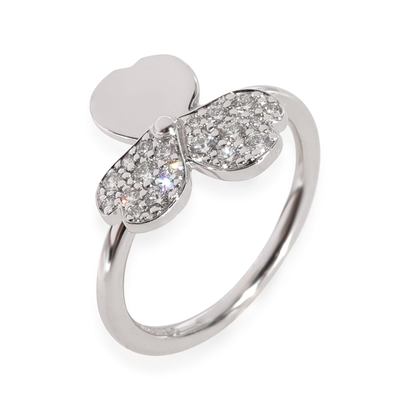 Tiffany & Co. Paper Flowers Diamond Ring Platinum 0.16 Ctw 950 Fashion