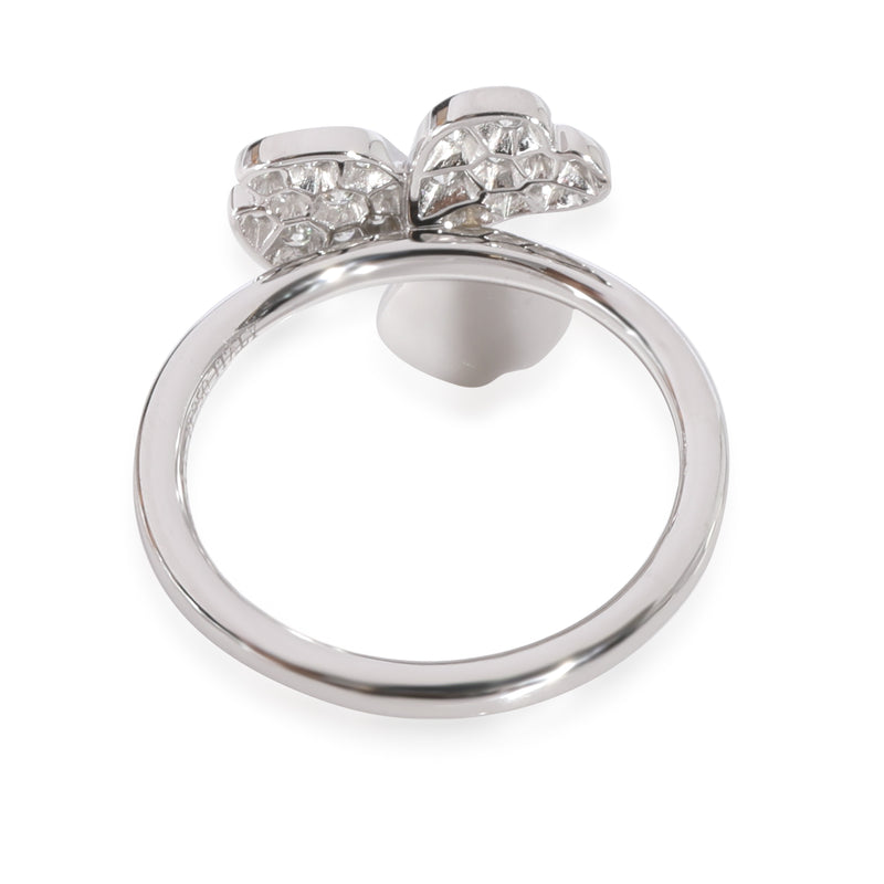 Tiffany & Co. Paper Flowers Diamond Ring Platinum 0.16 Ctw 950 Fashion