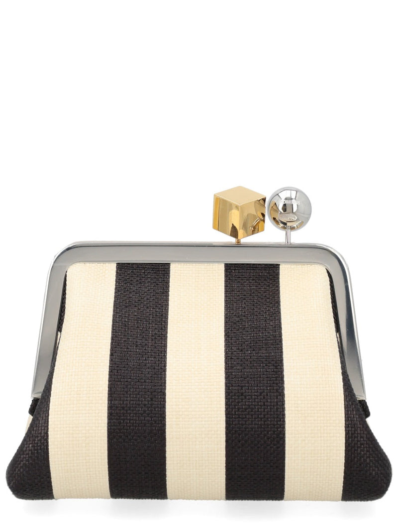 Jacquemus Le Berlingot Clutch — Beige Cotton