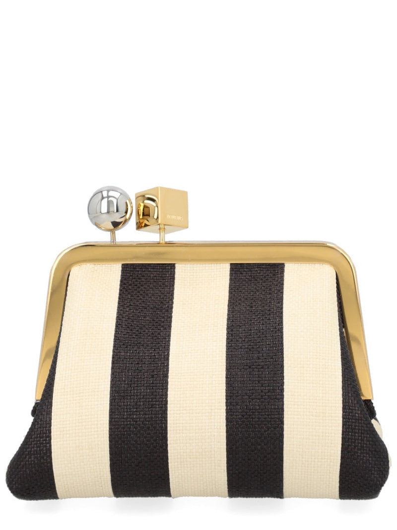 Jacquemus Le Berlingot Clutch — Beige Cotton