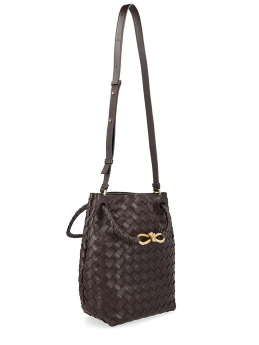 Bottega Veneta Andiamo Bucket Bag — Brown Leather