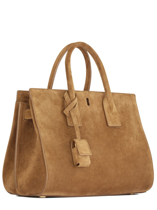 Saint Laurent Sac De Jour Shoulder Bag — Brown Calf Leather