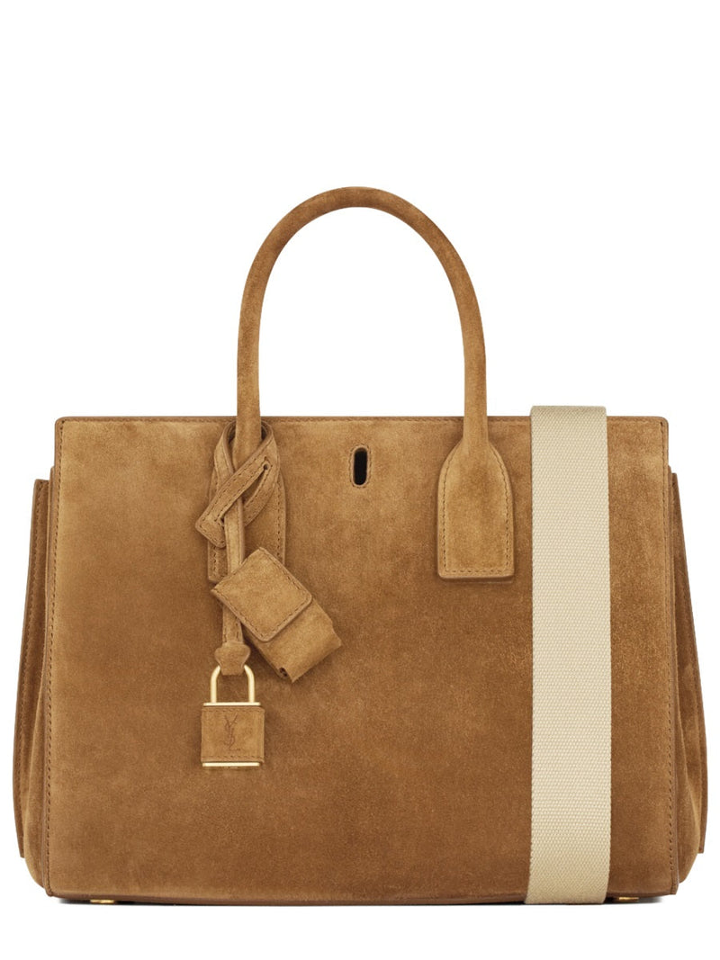 Saint Laurent Sac De Jour Shoulder Bag — Brown Calf Leather