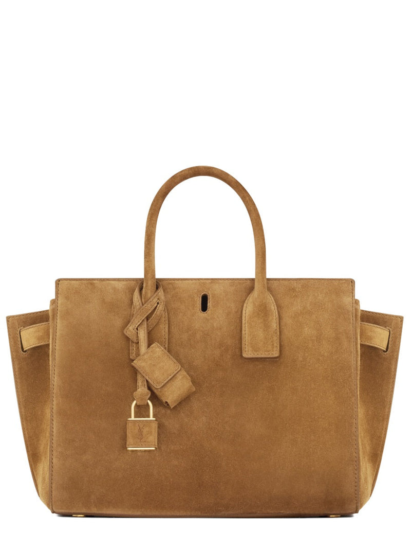Saint Laurent Sac De Jour Shoulder Bag — Brown Calf Leather