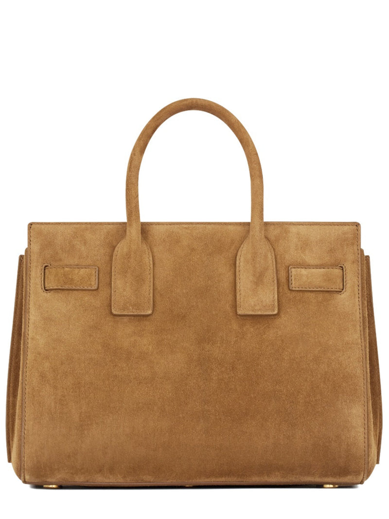 Saint Laurent Sac De Jour Shoulder Bag — Brown Calf Leather