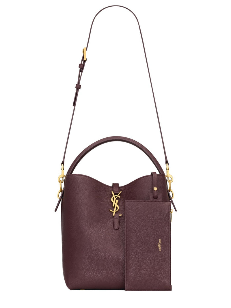 Saint Laurent Le Shoulder Bag — Bordeaux Calf Leather