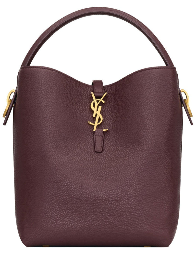 Saint Laurent Le Shoulder Bag — Bordeaux Calf Leather