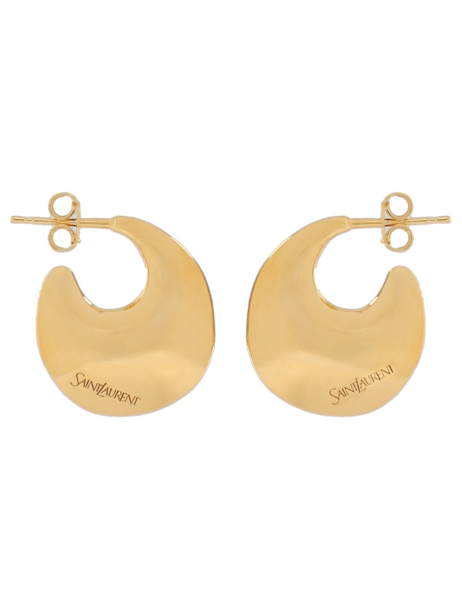 Saint Laurent Earrings — Gold Brass