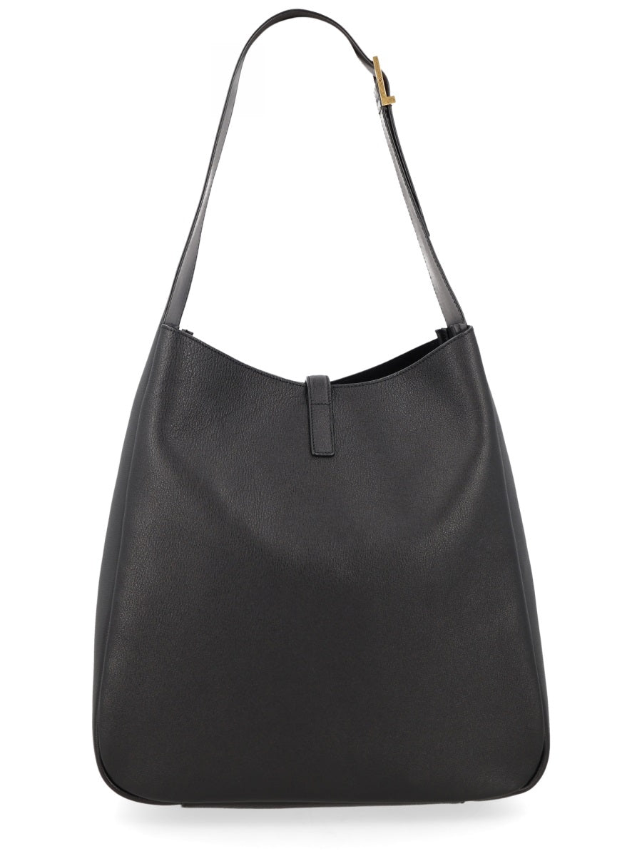 Saint Laurent Le Shoulder Bag — Black Calf Leather