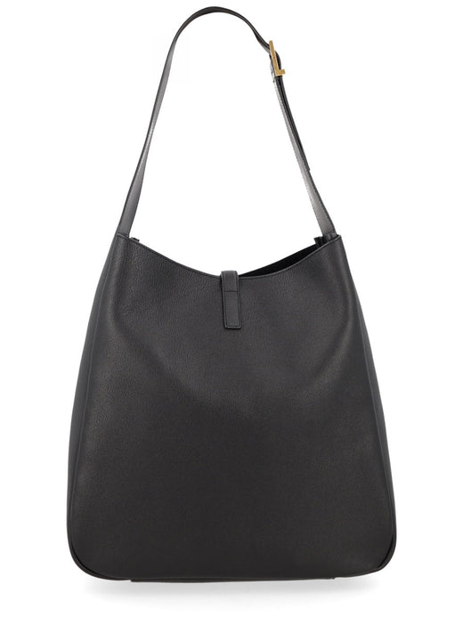 Saint Laurent Le Shoulder Bag — Black Calf Leather