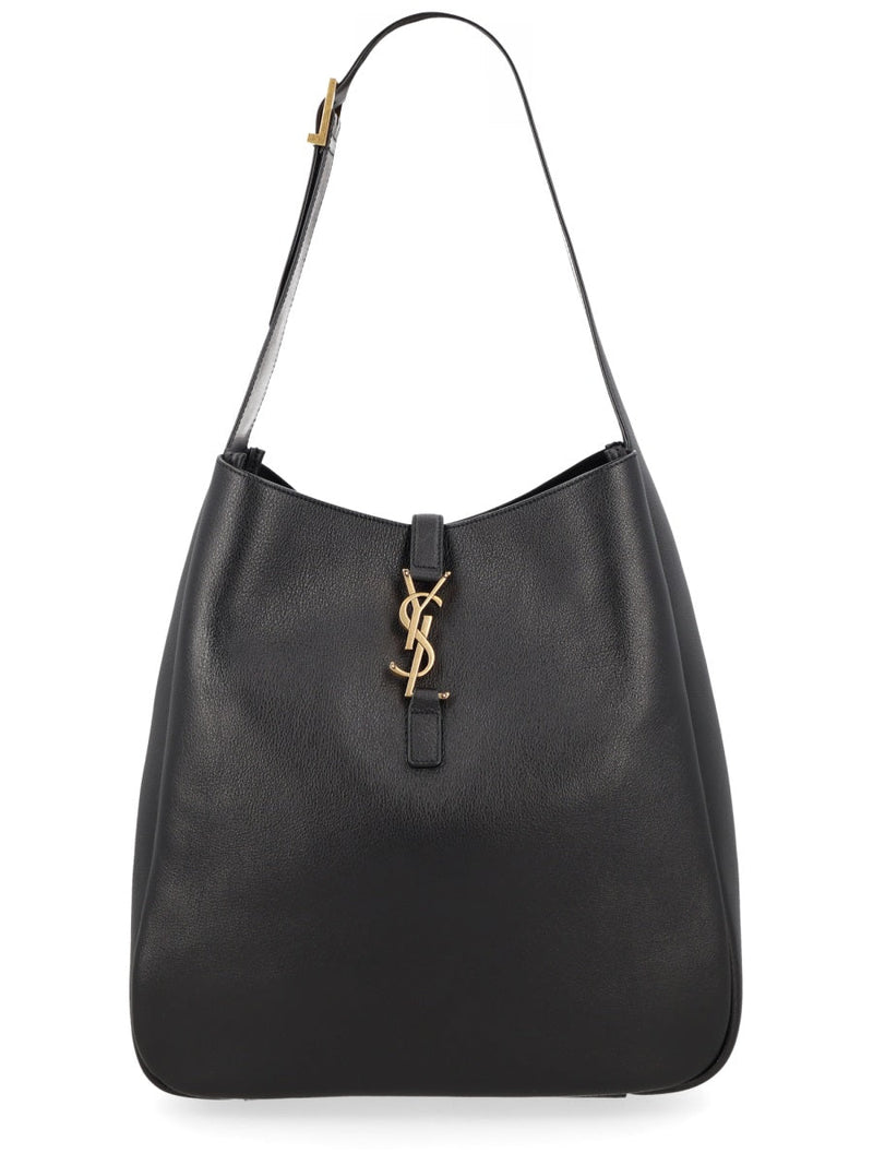 Saint Laurent Le Shoulder Bag — Black Calf Leather