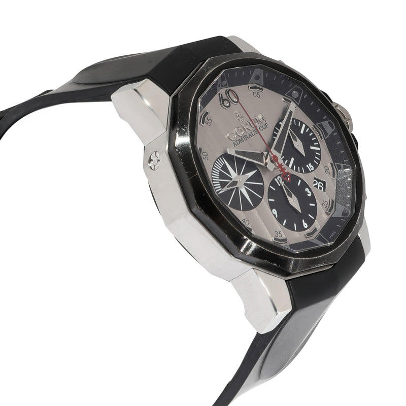 Corum Admiral Cup Challenger 753.671.98 Mens Watch Stainless Steel-Pvd Gray Steel/pvd Wrist
