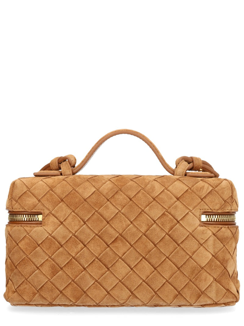 Bottega Veneta Shoulder Bag — Beige Calf Leather
