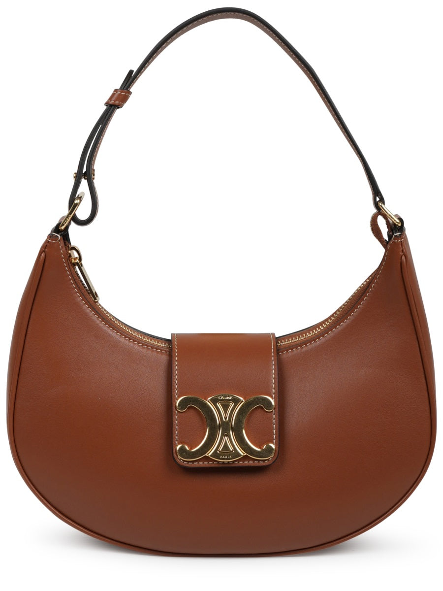 Celine Shoulder Bag — Brown Calfskin