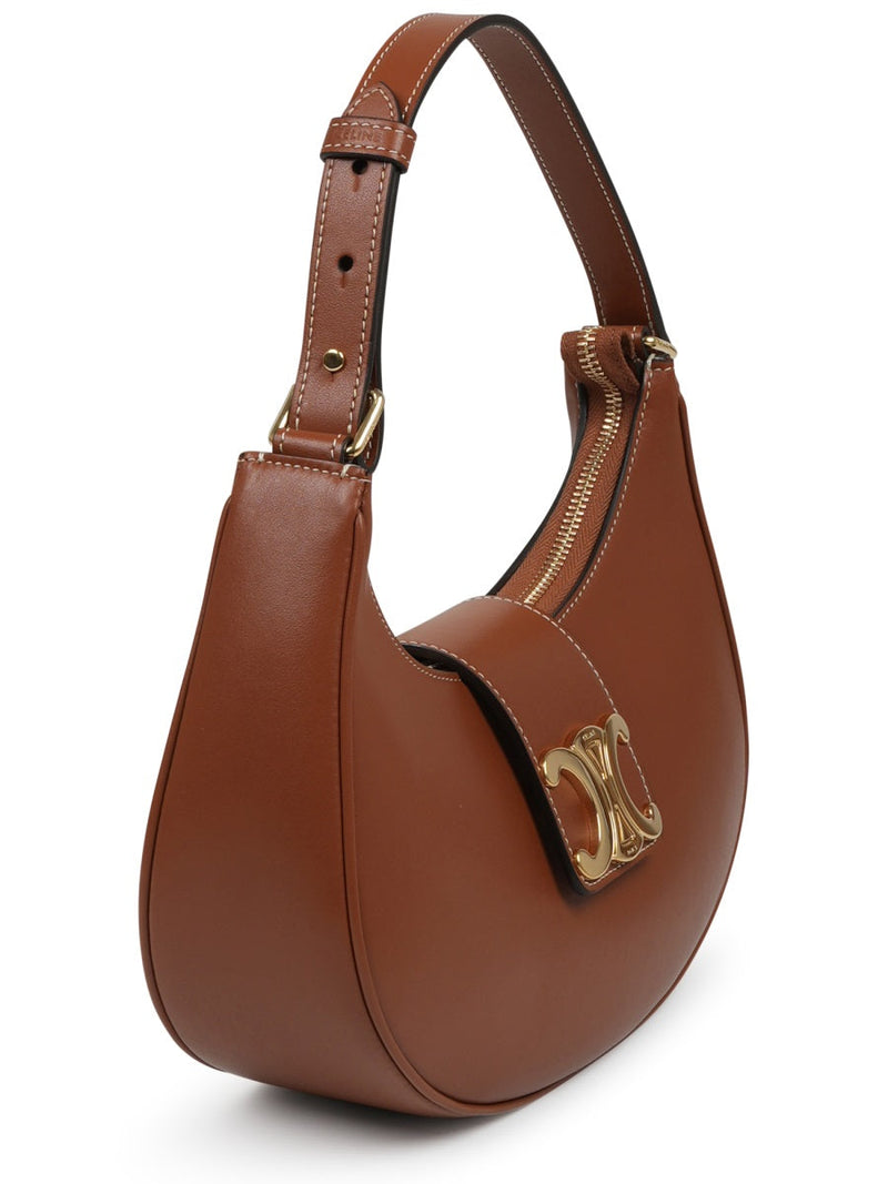 Celine Shoulder Bag — Brown Calfskin