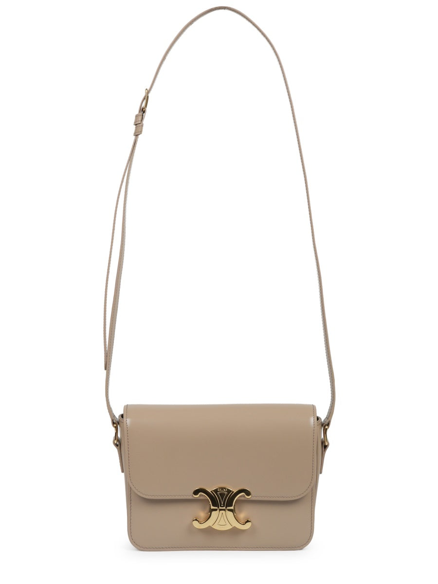 Celine Shoulder Bag — Beige Calfskin