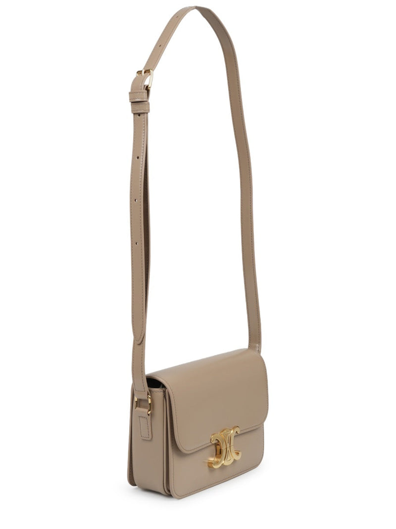 Celine Shoulder Bag — Beige Calfskin